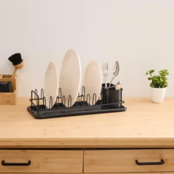 Keukenaccessoires|Ygo Afdruiprek RIZIA Metaal Zwart