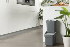 Vuilbakken|Ygo Afvalemmer READY TO COLLECT 30l Grijs