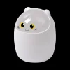 Decoratieve Accessoires|Tapijten |Ygo Afvalemmertje WHITE CAT Wit