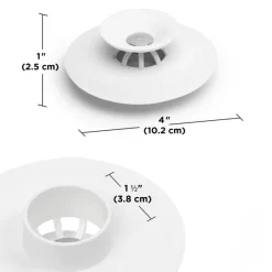 Bad- & Doucheaccessoires|Ygo Afvoerafsluit/Haarvanger FLEX Wit