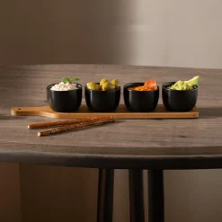 Aperitief & Wijn|Servies|Ygo Aperoset THE BLACK MENU 5-delig