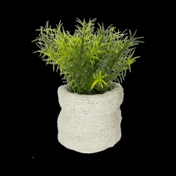 Woondecoratie|Ygo Arftif. Plant ITOMI Groen Pot Grijs Ass.