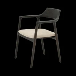 Stoelen|Ygo Armstoel ANTOINE Ash Wood Havana/Oat