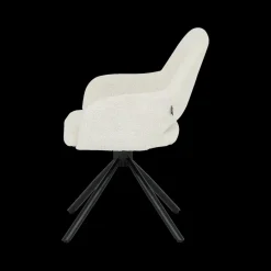 Stoelen|Ygo Armstoel AVORIO Cream Bouclé