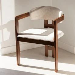 Stoelen|Ygo Armstoel BERNARD Ash Wood Walnut