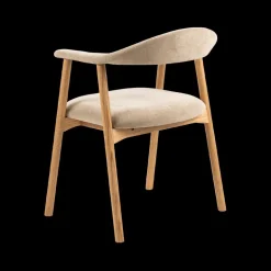 Stoelen|Ygo Armstoel COLETTE Danny Beige - Poot Eik