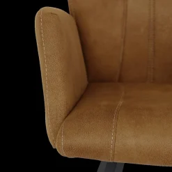 Stoelen|Ygo Armstoel ELODIE Zorro Cognac