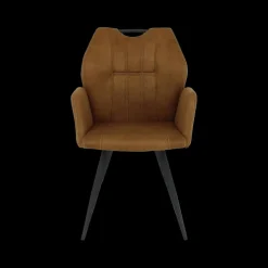 Stoelen|Ygo Armstoel ELODIE Zorro Cognac