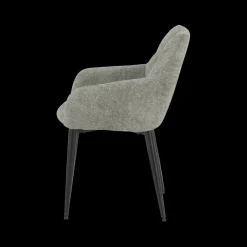 Stoelen|Ygo Armstoel LIZZY Steel Grey