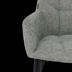 Stoelen|Ygo Armstoel LIZZY Steel Grey