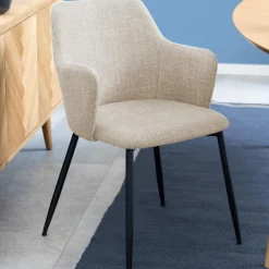 Stoelen|Ygo Armstoel LONNE Basel Beige