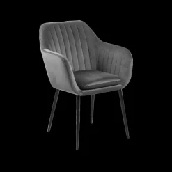 Stoelen|Ygo Armstoel MILLER VIC fabric dark grey 28