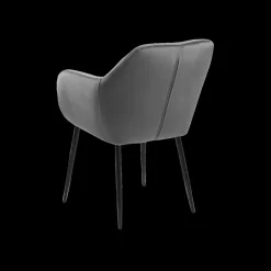 Stoelen|Ygo Armstoel MILLER VIC fabric dark grey 28