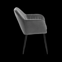 Stoelen|Ygo Armstoel MILLER VIC fabric dark grey 28