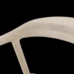 Stoelen|Ygo Armstoel SKYE Bouclé Beige - Poot Lichte Eik