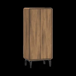 Bergkasten|Ygo Barkast NESTOR Walnoot/Zwart B76