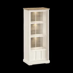 Vitrinekasten|Ygo Barkast TOLUCA Lariks/Old Teak Rechts B77