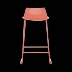 Barkrukken|Ygo Barkruk LUPIN Metaal Terracotta