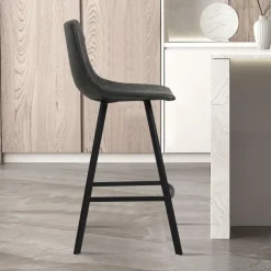 Barkrukken|Ygo Barkruk ORNADA PU Zwart