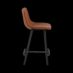 Barkrukken|Ygo Barstoel AMBROS PU retro leather look brandy 691B - ZH63,5cm