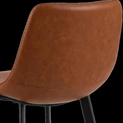 Barkrukken|Ygo Barstoel AMBROS PU retro leather look brandy 691B - ZH63,5cm