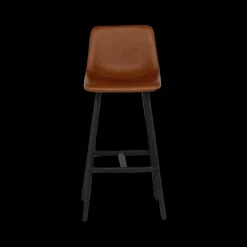 Barkrukken|Ygo Barstoel AMBROS PU retro leather look brandy 691B - ZH76,5cm