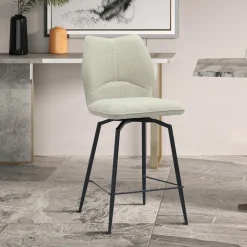 Barkrukken|Ygo Barstoel ANETA Draaibaar Ecru ZH68.5