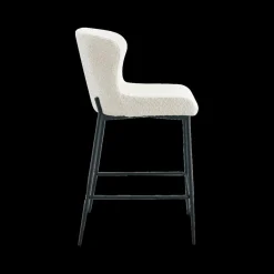 Barkrukken|Ygo Barstoel DORIEN Bouclé Ecru