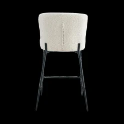 Barkrukken|Ygo Barstoel DORIEN Bouclé Ecru