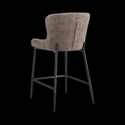 Barkrukken|Ygo Barstoel DORIEN Bouclé Zand