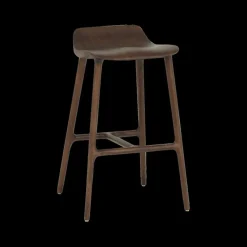 Barkrukken|Ygo Barstoel FAVELA Ash Wood Walnut ZH65