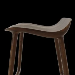 Barkrukken|Ygo Barstoel FAVELA Ash Wood Walnut ZH65