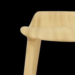 Barkrukken|Ygo Barstoel FAVELA Ash Wood Natural ZH65