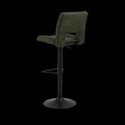 Barkrukken|Ygo Barstoel FINLEY Preston fabric olive green 38