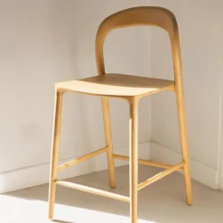 Barkrukken|Ygo Barstoel JEPPE Ash Wood Natural