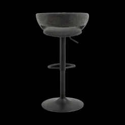 Barkrukken|Ygo Barstoel JUSTINE Apia Dark Grey B54