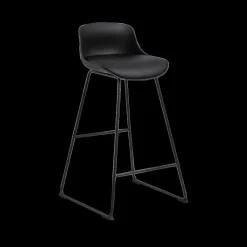 Barkrukken|Ygo Barstoel NECTAR PU Leather Look Black - ZH76cm