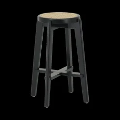 Barkrukken|Ygo Barstoel OLAF Beech Wood Black ZH66