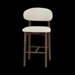 Barkrukken|Ygo Barstoel SIGNY Ash Wood Walnut ZH65