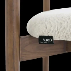 Barkrukken|Ygo Barstoel SIGNY Ash Wood Walnut ZH65