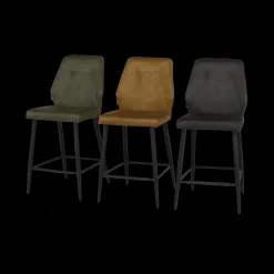 Barkrukken|Ygo Barstoel SPENCER Antraciet