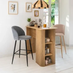 Bartafels|Ygo Bartafel COLVAS Hout Naturel 120