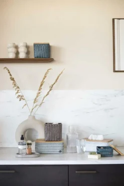 Decoratieve Opbergers|Opbergen|Ygo Basket TOP FIT M Eucalyptus