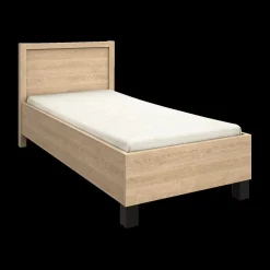 1-Persoonsbedden|Ygo Bed BABETTE Eik 90x200