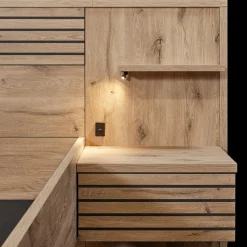 2-Persoonsbedden|Ygo Bed ILJA 160x200 Zijwand met Nachttafels