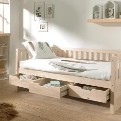 Slaapkamer|Bedden|Ygo Bed MARGOT Milky Pine 90x200