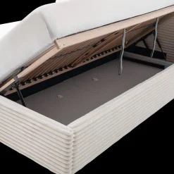 2-Persoonsbedden|Ygo Bedkader EVALINA 160x200 (incl. opberg) Beige