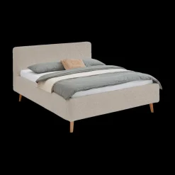 2-Persoonsbedden|Ygo Bedkader MATTI Abriamo Beige 160x200