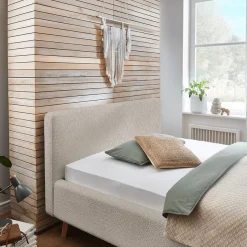 2-Persoonsbedden|Ygo Bedkader MATTI Abriamo Beige 160x200