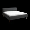 2-Persoonsbedden|Ygo Bedkader MATTI Aspen Antraciet 160x200